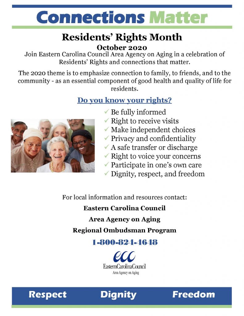 Resident’s Rights Month – October 2020