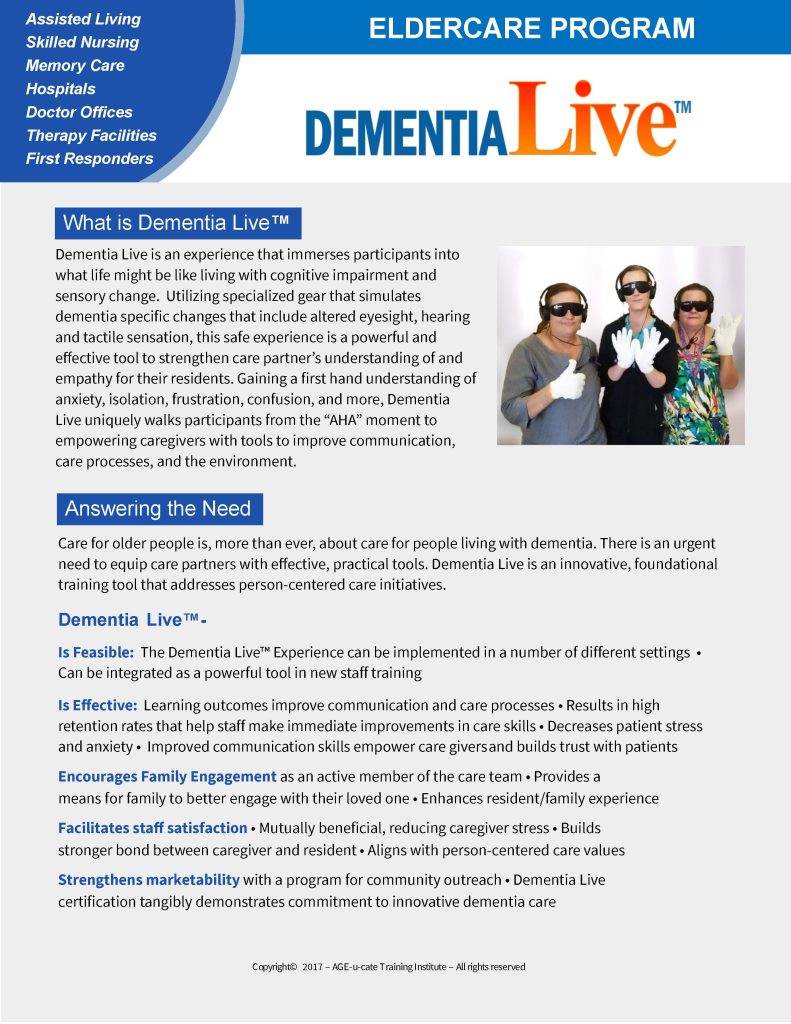 Dementia Live Training